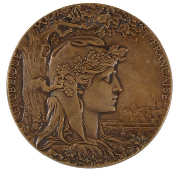 1900 Olympic Paris Worlds Fair Bronze Award Medal